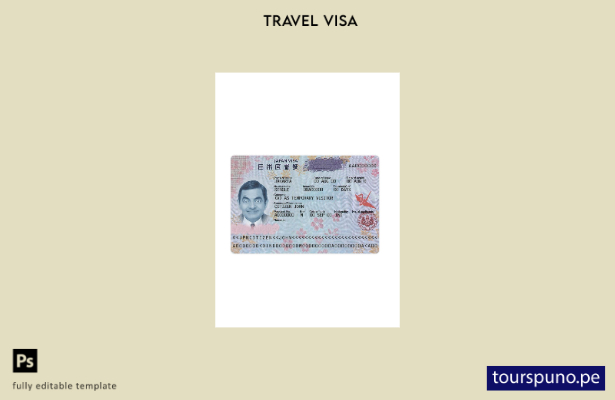 lista para imprimir nueva plantilla de visa de viaje a Japón